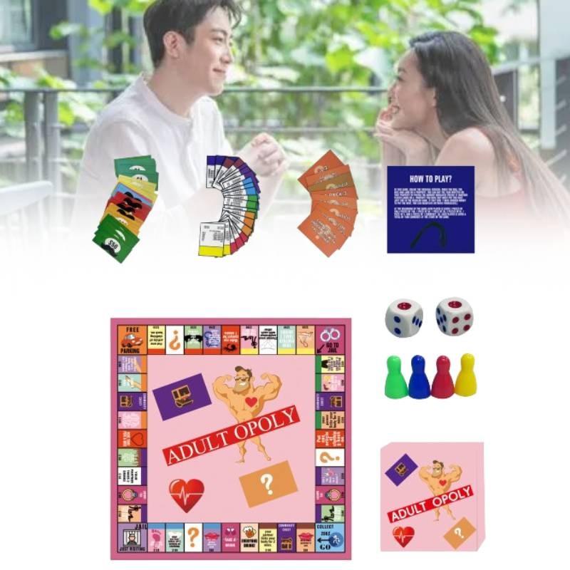 Lustiges und fesselndes Brettspiel für Paare für romantische Date-Nächte zu Hause