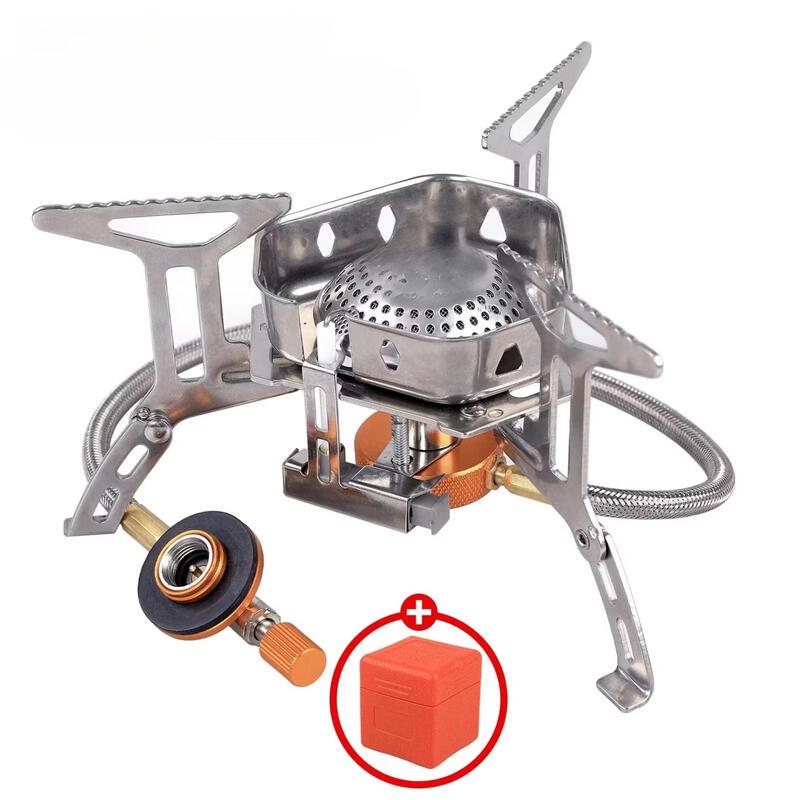 Portable Stainless Steel Split Windproof Camping Stove