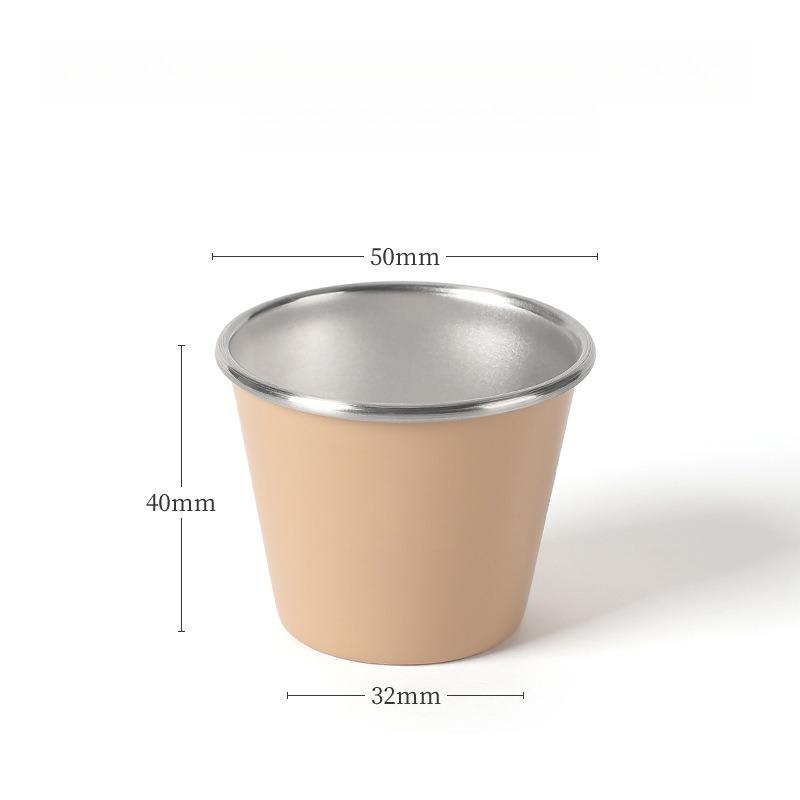 1Pc Outdoor 50ml Beer Mug 304 Stainless Steel Water Cup Tea Cup Camping Style Coffee Mug