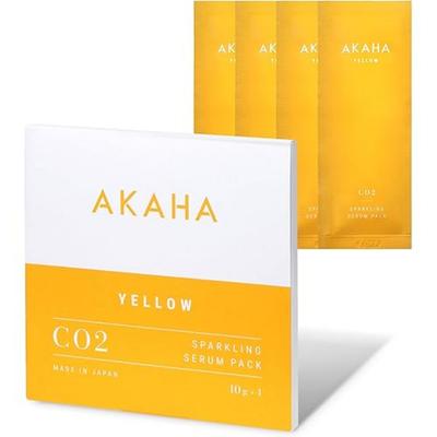 Akaha AKAHA Carbonated Pack, Just Apply Without Mixing / 40 Types of Pore Drying / Sparkling Serum Pack (1 Box)