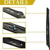 1Pair Glossy Black Windshield Pillar Moulding Trm Fit For Hyundai Veloster 2012-2018 861702V000 861802V000