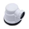 Low Profile Shower Drain Trap Replacement Bathroom Tray Waste Drain Trap Shower Base Drain for Side Outlet Drain
