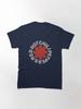 Red Hot Chili Peppers zwart rood heet Essentieel Klassiek T-shirt
