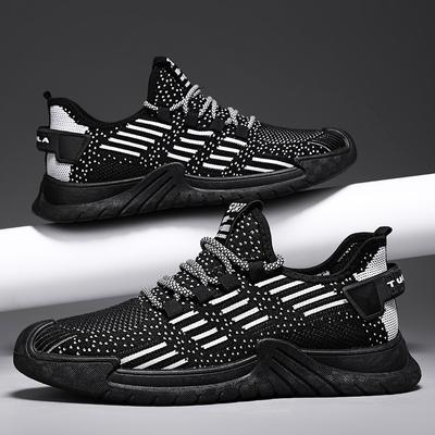 Men's Shoes Summer Breathable 2025 New Fly-woven Mesh Soft-soled Men's Shoes Casual Versatile Sports Shoes Men's