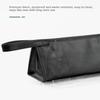 PU Leather Hair Dryer Storage Bag Waterproof Large Capacity Portable Travel Case Dustproof Durable Make Up Bag