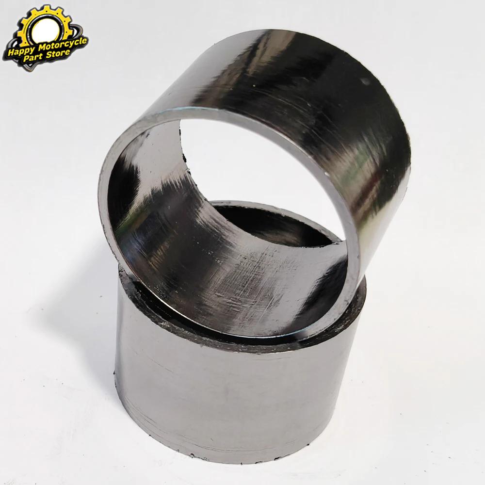 1pc/2/4pc Motorbike Parts Muffler Exhaust Pipe Gasket Seal Ring Connector Dirt Pit Bike O-Ring Inner Dia 50mm Outer Dia 55mm