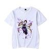 New Women's Fashion Funny Kochou Shinobu Print T Shirt Summer Unisex Loose Casual Plus Size Anime Graphic Tee Tops