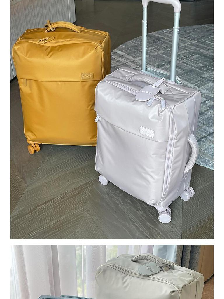 AIRWAY Ultralight Waterproof 20" Oxford Cloth Carry-on Suitcase with Front Opening