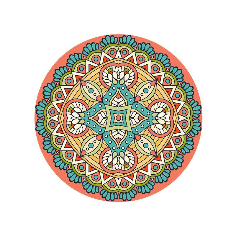 Stechapfel-Blumenmuster PU Platzset 4er-Set, Rutschfeste hitzeisolierte Tischsets für Esstisch, Leicht zu reinigen