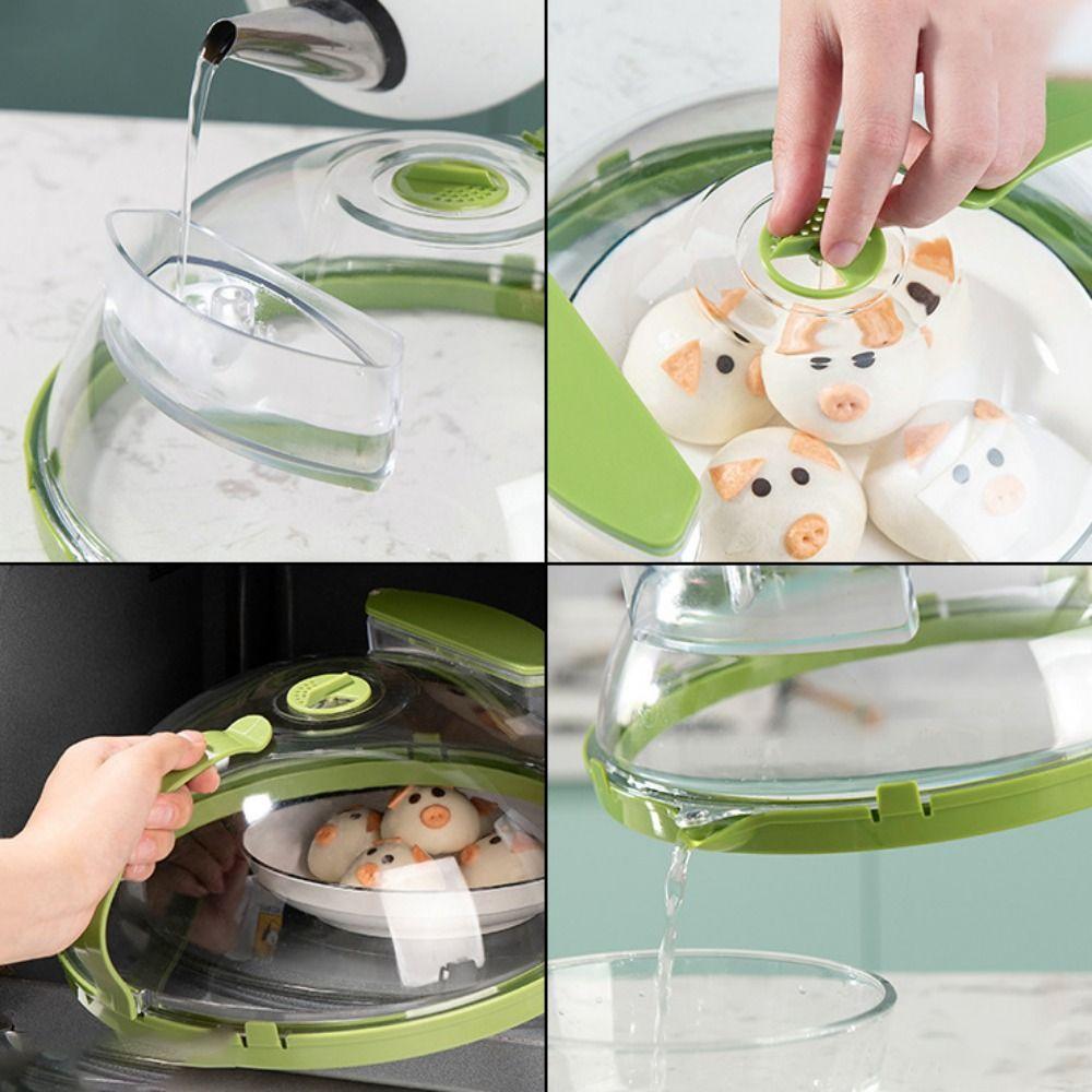with Handle Airtight Food Covers Food Preservation Cover Keep Fresh Lid Microwave Oven Food Cover