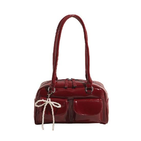 Women Hobo Bag Shoulder Bag with Top Handle Faux Leather Retro Handbag Shoulder Purse for Daily Use Commuting Travel Date