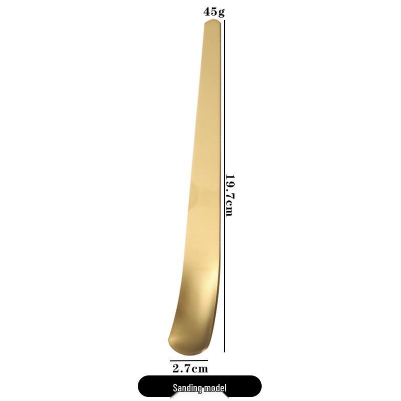 

Stainless Steel Long Handle Flat Head Dessert Spoon