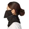 YAKeNU UV CUT MASK UV Ochrana Obličej Tečka YakeNU Prodyšný Kryt Obličeje 591 Kryt s Tečkami, (Suchý zip, Černý)