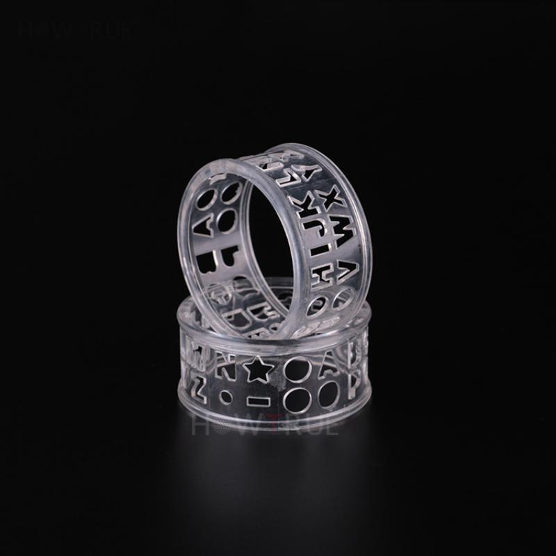 Transparent Golf Ball Letters Alphabet Liner Line Marker Plastic Template Monogrammer Drawing Mark Tools Golf Training Aids