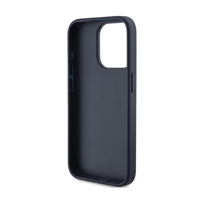 Guess 4G Triangle Metal Logo - Etui Iphone 15 Pro (Niebieski)