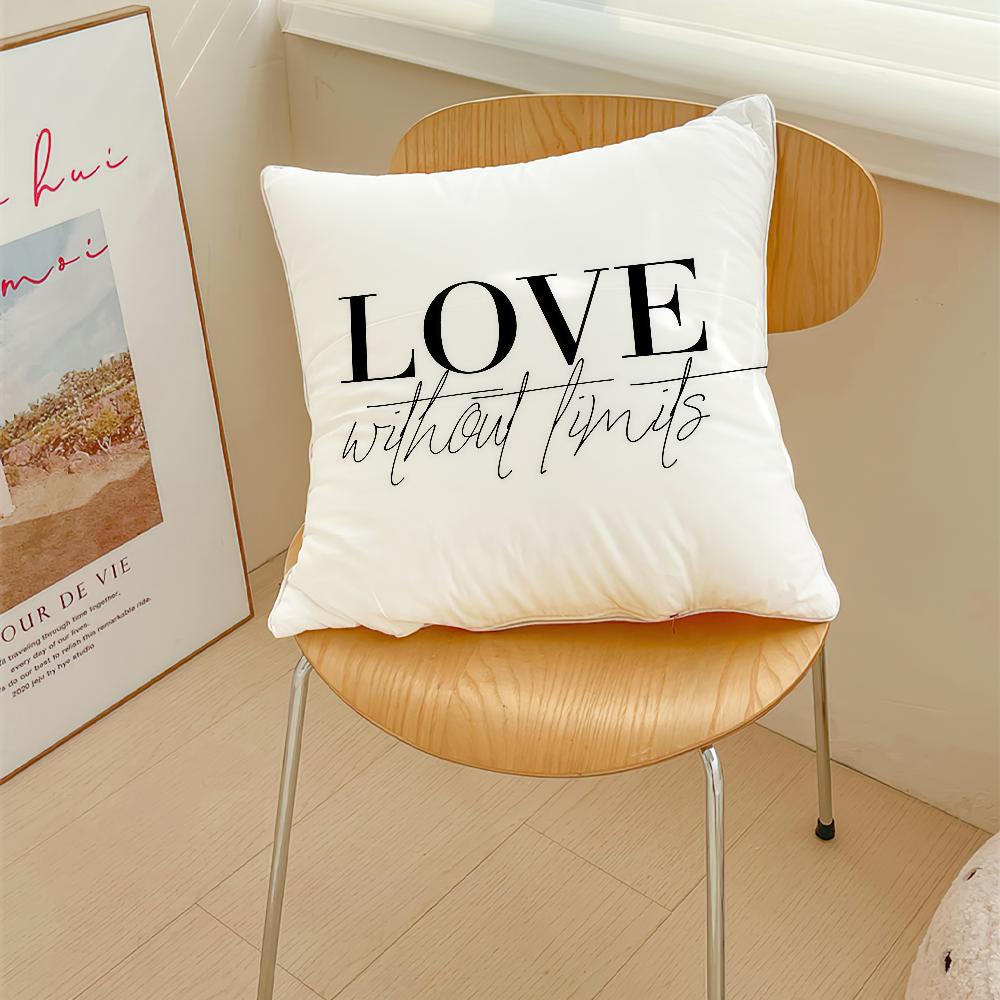 Grått geometriskt kuddfodral Kuddfodral Dekoration Rum Hem Soffa vardagsrum Kontor Bil Nordisk Enkelhet