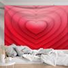 Love-themed Tapestry As the Background Fabric for the Room. Simple Tapestry for Wall-mounted Decoration In the Bedroom.