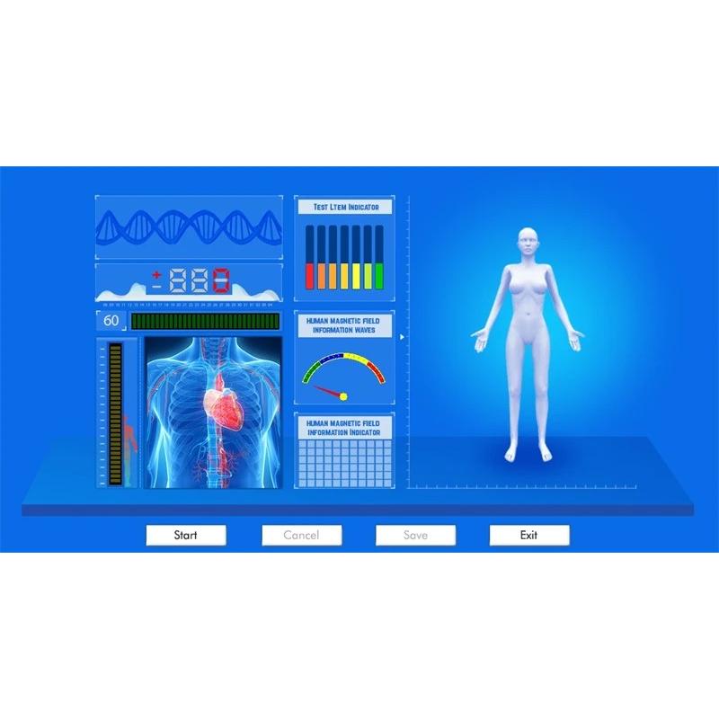 2026 Draagbare AI Nieuwe Cloudversie Kwantum Resonantie Analyzer Gezondheidszorg Kwantum Gezondheidsmachine Bioresonantie Lichaamsscanner Apparaat met Digitale Weergave