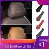 KWYP9 Hot Car Seat Headrest Cover Anti-dirty Neck Pillow Protector Accessories For BMW E46 E90 E60 F10 E39 F30 E30 G30 E53 F31 G2