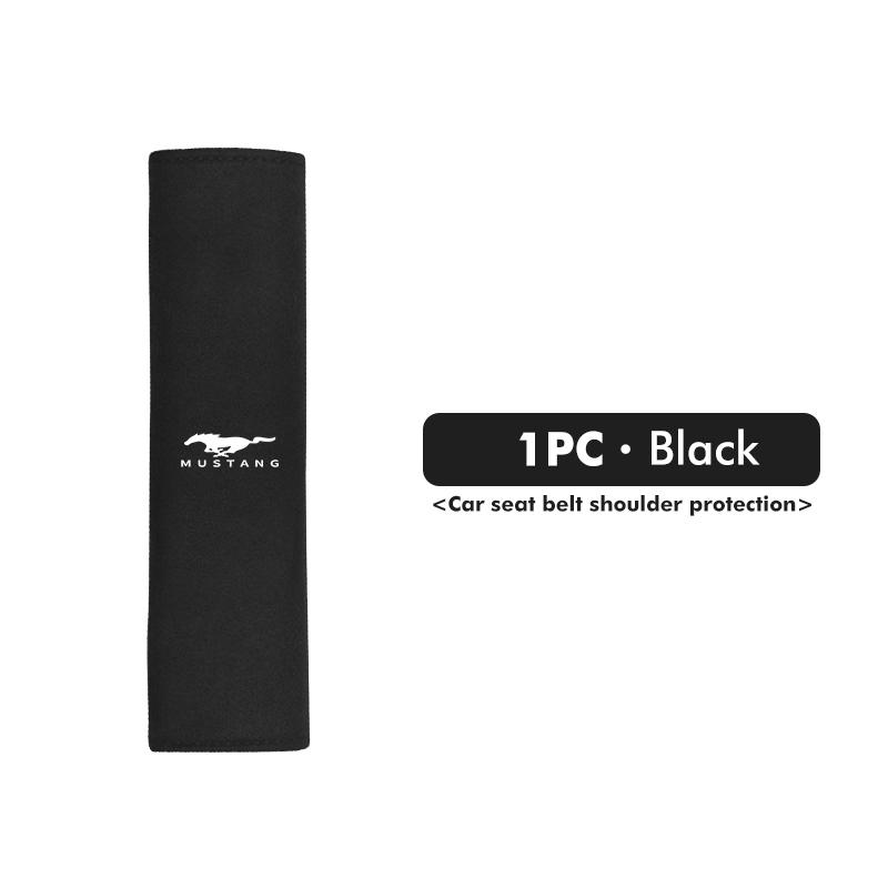 Adjustable Length Car Safety Belt Shoulder Cover Anti-Scratch Cushion For Ford mk2 mk3 Ranger Mondeo mk4 S-MAX Kuga Mustang