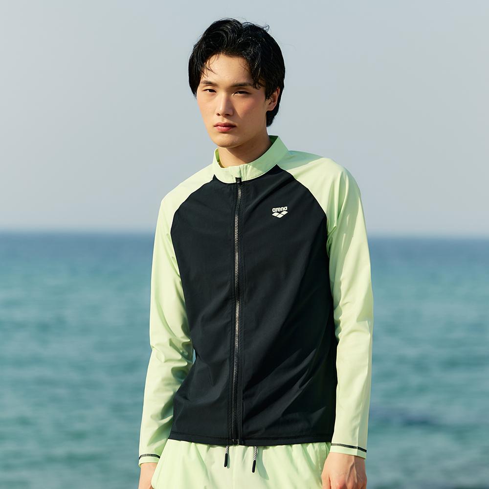 Alena Camp Regular Fit Zip-Up Rash Guard A5Bm1Pr08Agr