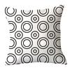 Simple New Square Geometric Plush Pillowcase Home Fabric Sofa Pillow Cushion Cover