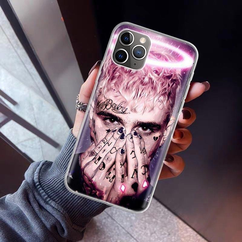 Lil Peep Phone Case For iPhone 17 Air 11 13 Mini 14 15 Plus 16 12 Pro Max 16E SE 7 8 Pattern Soft TPU Back Cover 17 Air 11 13 M