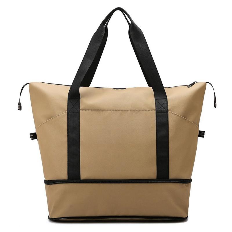 

Couple Luggage Bags for Going Out Simple Trendy Portable Expansion Travel Bags Wet and Dry Sports Gym Bags