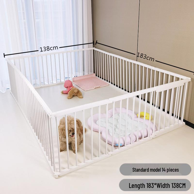 Meng Xiao Bao Indoor Pet Fence & Gate for Small To Medium Dogs and Rabbits