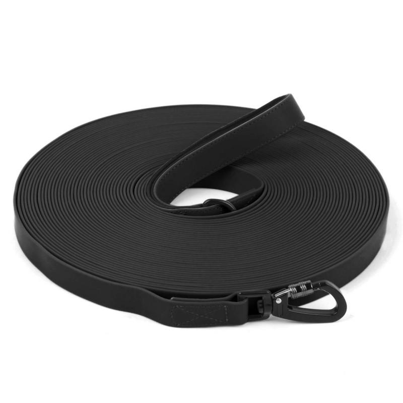 Wasserdichte Hundeleine, 3M/5M/10M/15M/20M/30M Hundetrainingsleine für Draußen, Langlebige PVC Langleine Schleppleine mit Gepolstertem Griff