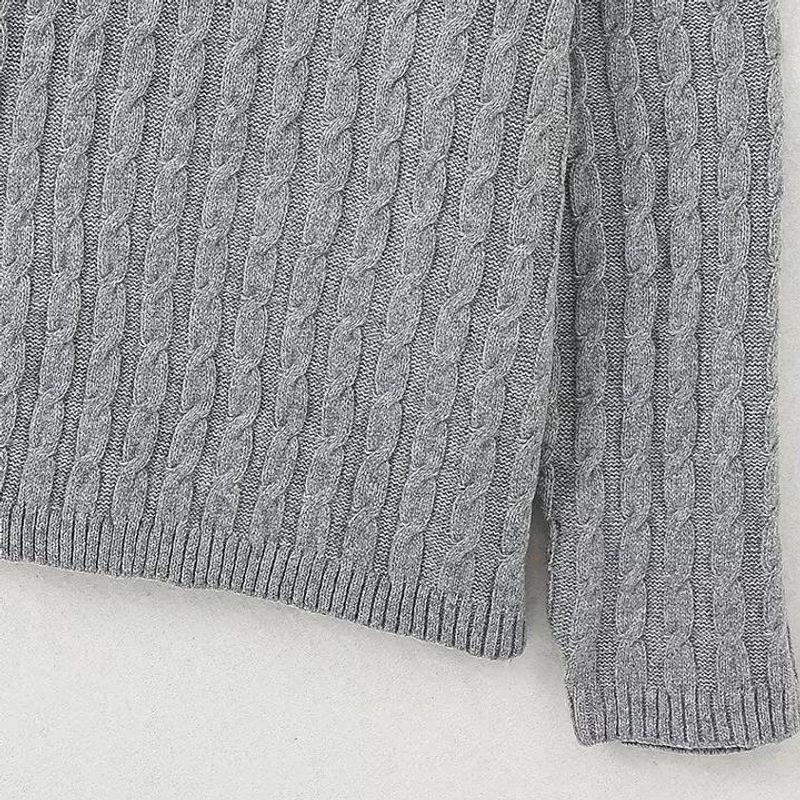 Kaslead New Arrival Women's Clothing Fashion Style Fashion Simple All-Match Long Sleeves Scarf Knitting Sweater