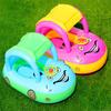 ABC Sunshade Baby Swimming Ring with Steering Wheel & Seat