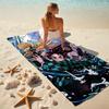 Japanese artist Koyoharu Gotouge's Demon Slayer beach towel, outdoor camping vacation swimming beach towel, outdoor absorbent bath towel blanket K6