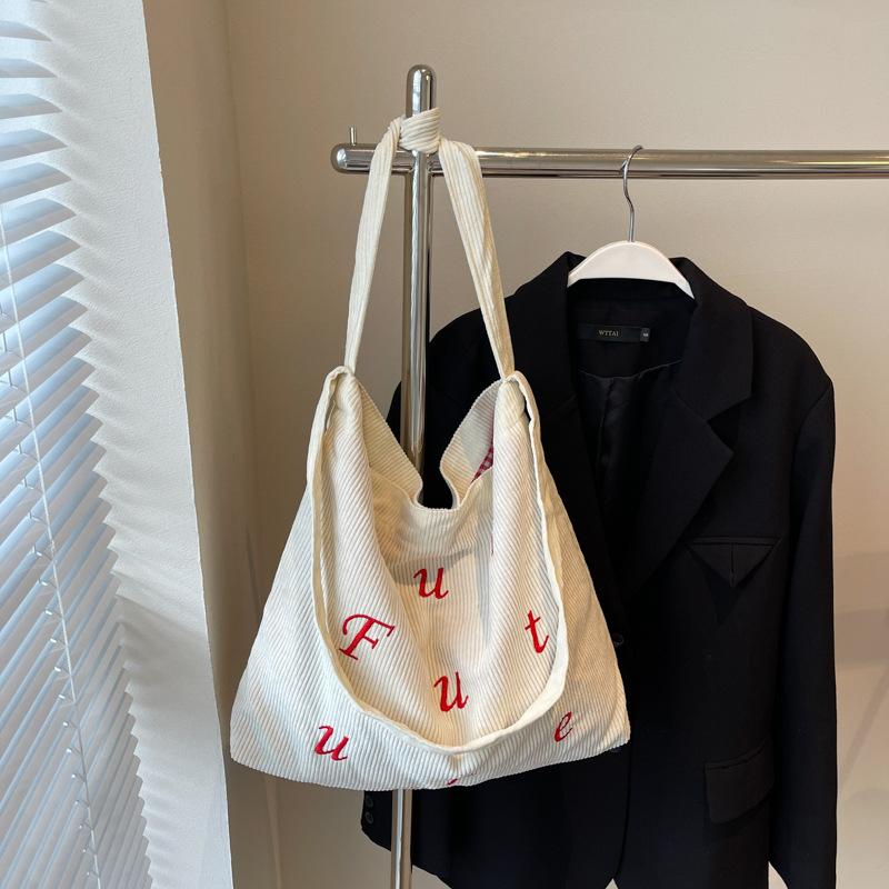 Fall 2025 new niche design large-capacity tote bag simple fashion shoulder bag simple casual crossbody bag