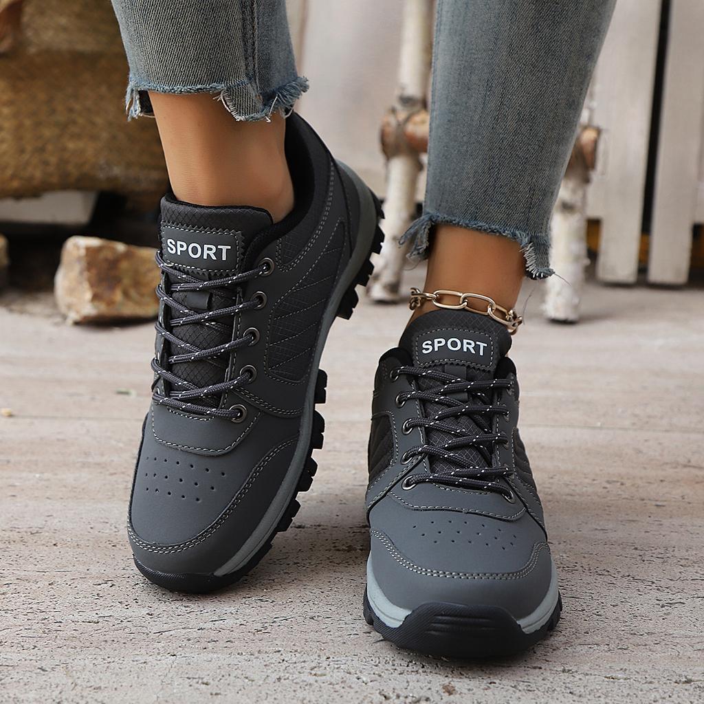 TUINANLE Men's Hiking Boots Comfortable Lace-up Sports Boots Outdoor Hiking Shoes Women Walking Sneakers