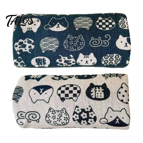 Túnel Acogedor para Mascotas Cama para Hámster, Túnel Escondite para Cobayas, Estampados Lindos de Gatos, Escondite Colgante Lavable Forrado de Felpa, Accesorio para Jaula para Petauro del Azúcar