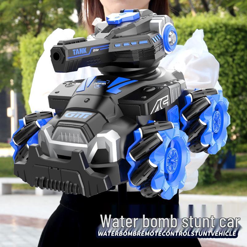 

Gesture-Control Water Bomb Tank: Four-Wheel Drive Off-Road Drift Toy Car with Spray Function. 1 Battery