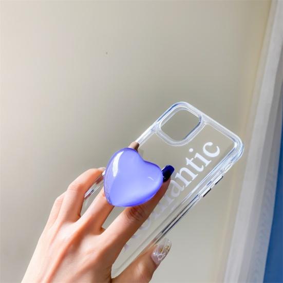 Mobile Phone Holder Universal Non-slip Space-saving Foldable Telescopic Lazy Bracket Faux Crystal Glass