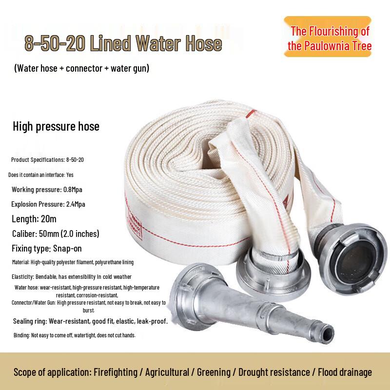 Zizhisheng Heavy-Duty Water Hose for Irrigation & Flood Control