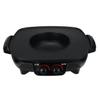 1800W 2 IN 1 220V Hotpot Casalingo Piastra da Forno Hotpot Casalingo Grigliata Hot Pot Piastre Elettriche Griglie Elettriche Pentola Piastra BBQ Antiaderente