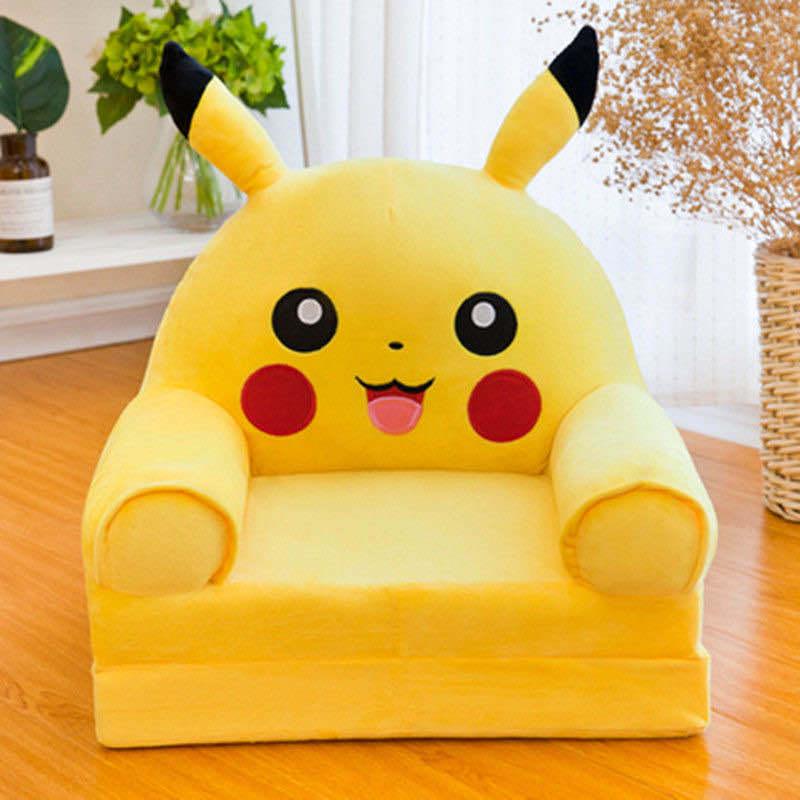 Cartoon Children's Multi-Layer Folding Plush Sofa Bed 