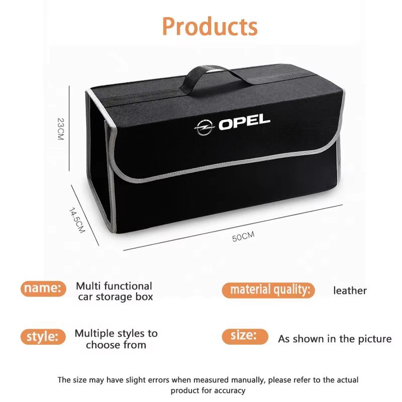 Opel Car Organizer Bag Storage Tool Trunk Box Car Accessories For Corsa D Adam OPC H Astra Mokka G Zafira A DX J Antara C Junior