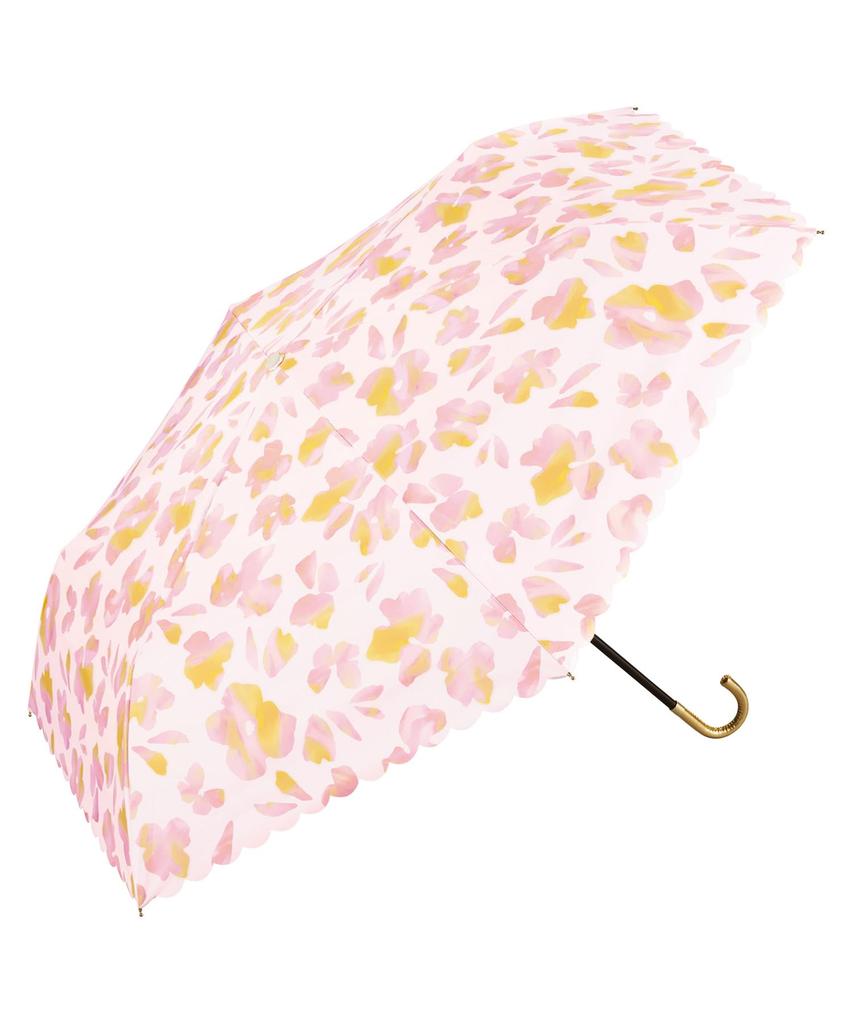 Nuance Flower Pink Light UV for Sunny and Rainy Folding for Commuting and 2026Wpc. Parasol, Light-Blocking Mini, Heat-Blocking/100% Blocking/100%