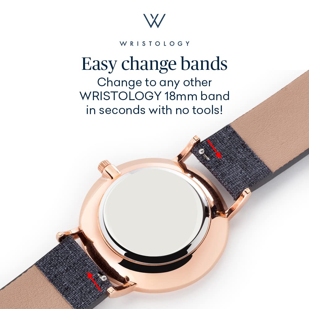 Wristology Maxi Number Nurse Watch - Rose Gold