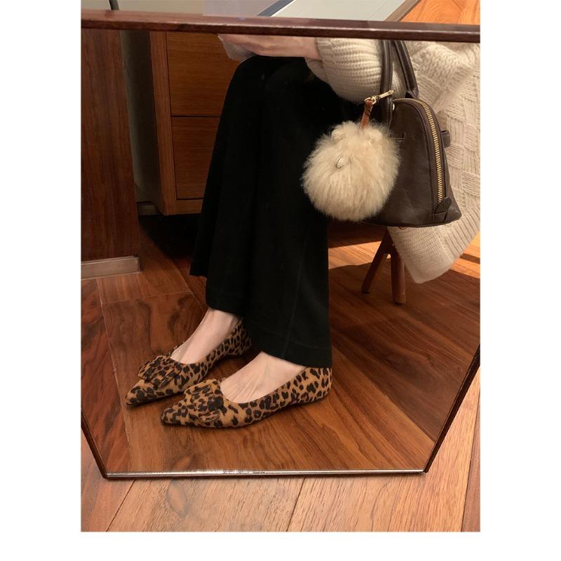 

Sheepskin~ Square buckle leather shoes, soft-soled Mary Jane shoes, women s 1 shallow mouth single shoes, beautiful flat-soled pointed ladyshoes 34