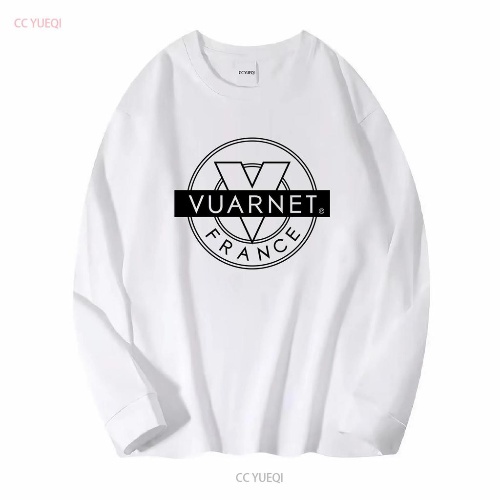 VUARNET France Symbol Logo Mens Grey T shirt Size S to 5XL long or short sleeves vintage Washed Soft Stylish designer clothes