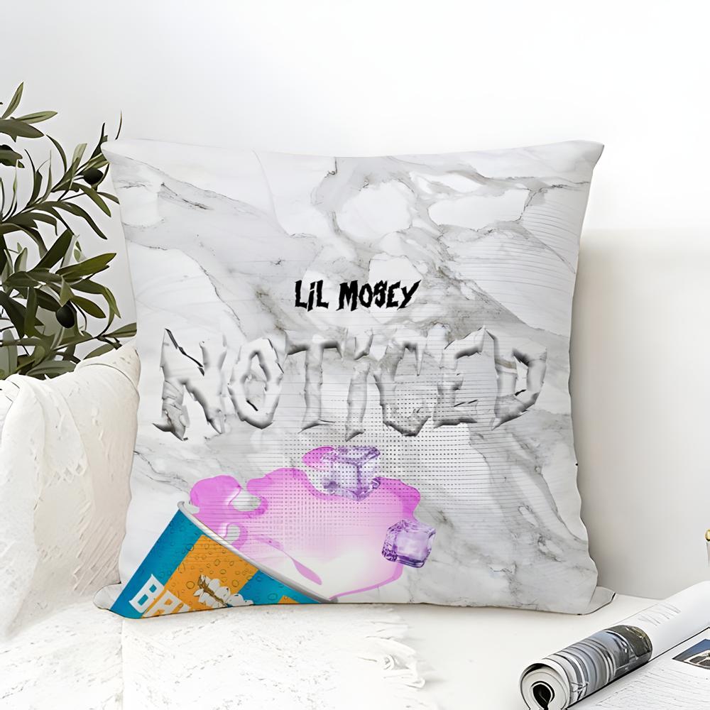 Hip-Hop Rapper Singer L-Lil Mosey 1 Pillow Case Linen Pillow Case Sofa Home Decor Cushion Cover Cushion Cove