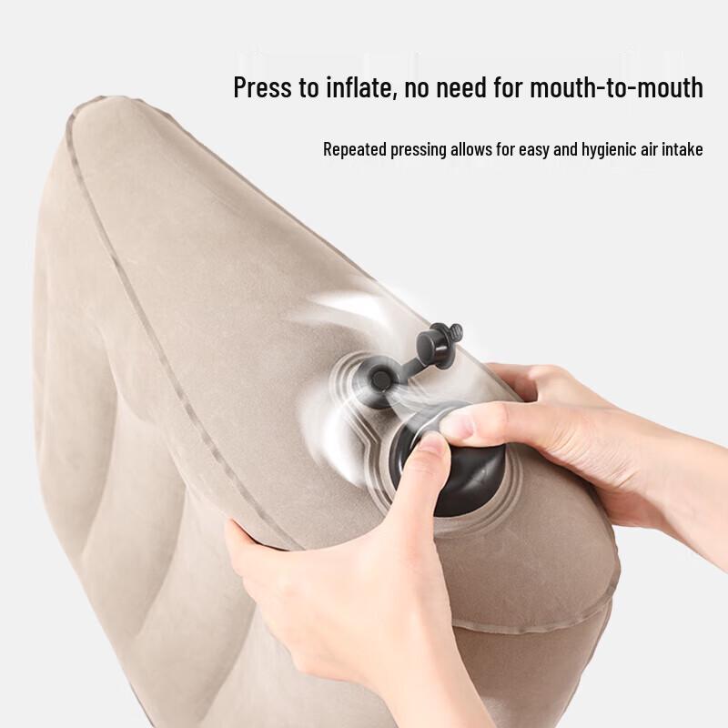 Etravel Press-Type Inflatable Lumbar Pillow