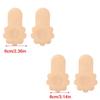 5 Pairs Super Thin Breathable Nipple Pasties With Elastic Lift For Support Hypoallergenics Women's Breast Petals Covers