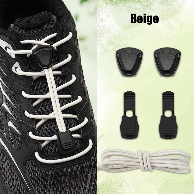 1 Pair Stopper for Elastic Rope Fastener for Kids Adult Triangle Plastic Cord Lock No Tie Shoelaces Buckle Lazy Sneaker Laces